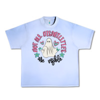 Grape Ice not all disabilities are visible Urban Heavy Tee - MaliasSmallBusiness