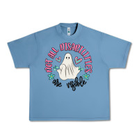 Pebble Blue not all disabilities are visible Urban Heavy Tee - MaliasSmallBusiness