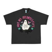 Pigment Black not all disabilities are visible Urban Heavy Tee - MaliasSmallBusiness