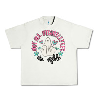 Pistachio not all disabilities are visible Urban Heavy Tee - MaliasSmallBusiness