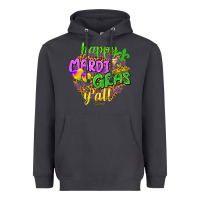 Smoke Love Mardi Gras Y'all Heavyweight Hoodie - HowdyJamesFarm