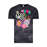 Cloud Black retro mama Vintage Tee - JahusDesignShop