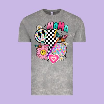 Retro Mama Vintage Tee Designed By Jahusdesignshop