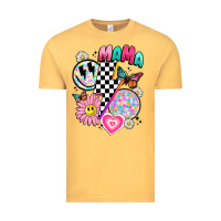 Vintage Mustard retro mama Vintage Tee - JahusDesignShop