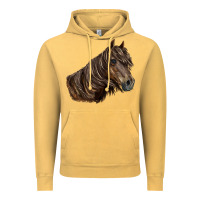 Vintage Mustard missouri horse Vintage Hoodie - LillyAllenDesigns