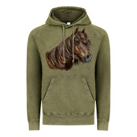 Vintage Olive missouri horse Vintage Hoodie - LillyAllenDesigns