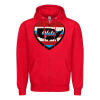 Red VOTE Zipper Hoodie - Bettercallsaul