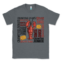 Charcoal Heather crawfish junkie Classic Tee - MaliasSmallBusiness