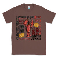 Chestnut crawfish junkie Classic Tee - MaliasSmallBusiness
