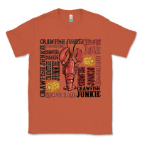 Copper crawfish junkie Classic Tee - MaliasSmallBusiness
