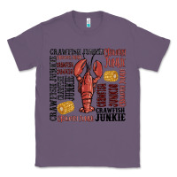 Lavender crawfish junkie Classic Tee - MaliasSmallBusiness