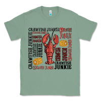 Sage crawfish junkie Classic Tee - MaliasSmallBusiness