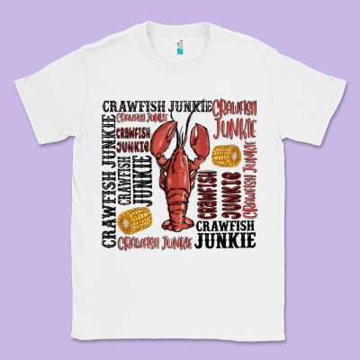 Crawfish Junkie Classic Tee Designed By Maliassmallbusiness