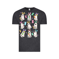Vintage Black bunny ghost Vintage Tee - MaliasSmallBusiness