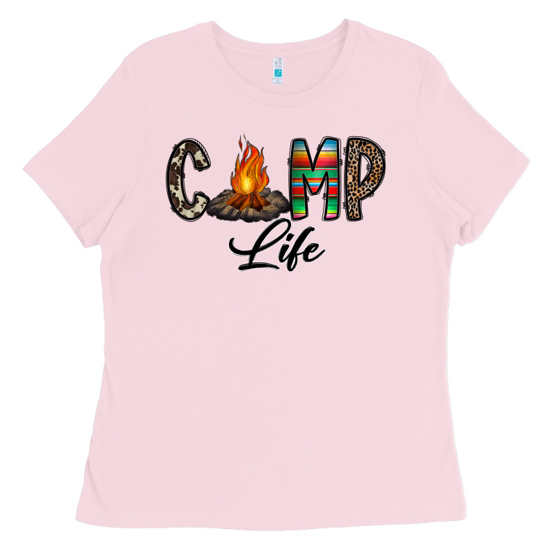 Camp Life Ladies Tee by CowhideDigitalArt | Teevron