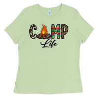 Matcha camp life Ladies Tee - CowhideDigitalArt