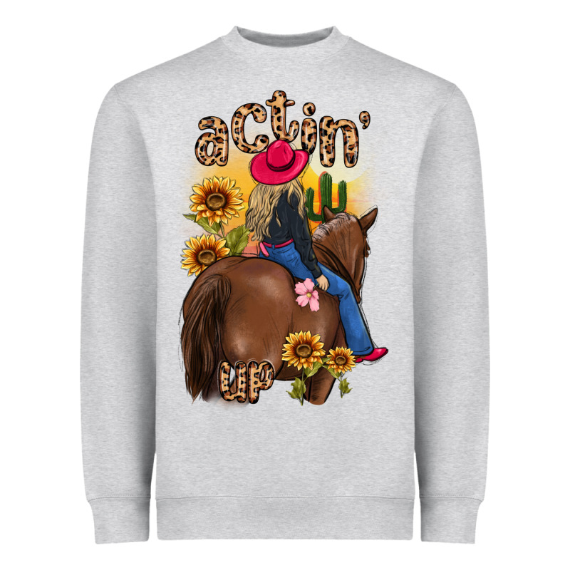 Actin Up Malias Heavyweight Sweatshirt by MaliasSmallBusiness | Teevron