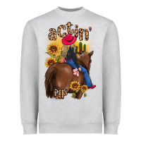 Heather Grey actin up malias Heavyweight Sweatshirt - MaliasSmallBusiness