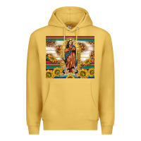 Antique Gold our lady of guadalupe Premium Hoodie - TumblerDesignByShophia