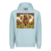 Blue Mist our lady of guadalupe Premium Hoodie - TumblerDesignByShophia