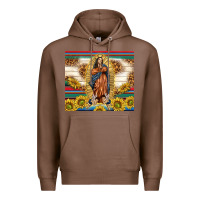 Chestnut our lady of guadalupe Premium Hoodie - TumblerDesignByShophia
