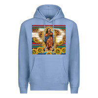 Colony Blue our lady of guadalupe Premium Hoodie - TumblerDesignByShophia