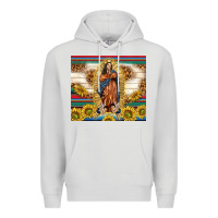 Dove Grey our lady of guadalupe Premium Hoodie - TumblerDesignByShophia