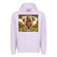 Lilac our lady of guadalupe Premium Hoodie - TumblerDesignByShophia