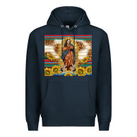 Navy our lady of guadalupe Premium Hoodie - TumblerDesignByShophia