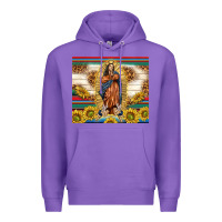 Purple our lady of guadalupe Premium Hoodie - TumblerDesignByShophia