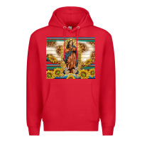 Red our lady of guadalupe Premium Hoodie - TumblerDesignByShophia
