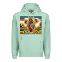 Seafoam our lady of guadalupe Premium Hoodie - TumblerDesignByShophia