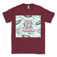 Burgundy faith does not make things easy Classic Tee - JahusDesignShop
