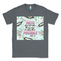 Charcoal Heather faith does not make things easy Classic Tee - JahusDesignShop