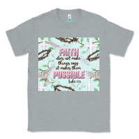 Heather Grey faith does not make things easy Classic Tee - JahusDesignShop