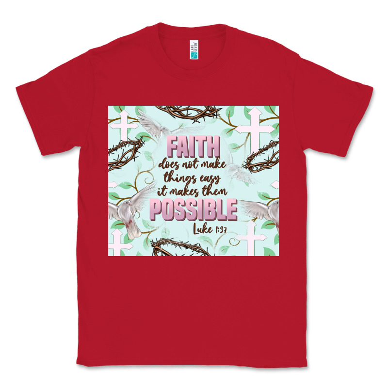 Faith Does Not Make Things Easy Classic Tee by JahusDesignShop | Teevron