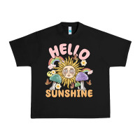 Black hello sunshine Urban Heavy Tee - MaliasSmallBusiness