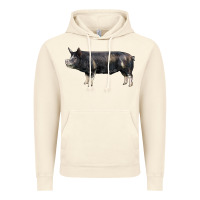 Vintage Artic berkshire pig Vintage Hoodie - LillyAllenDesigns