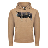Vintage Coffee berkshire pig Vintage Hoodie - LillyAllenDesigns