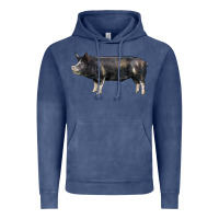 Vintage Denim berkshire pig Vintage Hoodie - LillyAllenDesigns