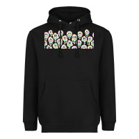 Black retro smiley faces Heavyweight Hoodie - TumblerDesignByShophia