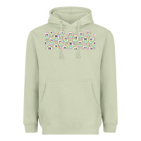 Matcha retro smiley faces Heavyweight Hoodie - TumblerDesignByShophia