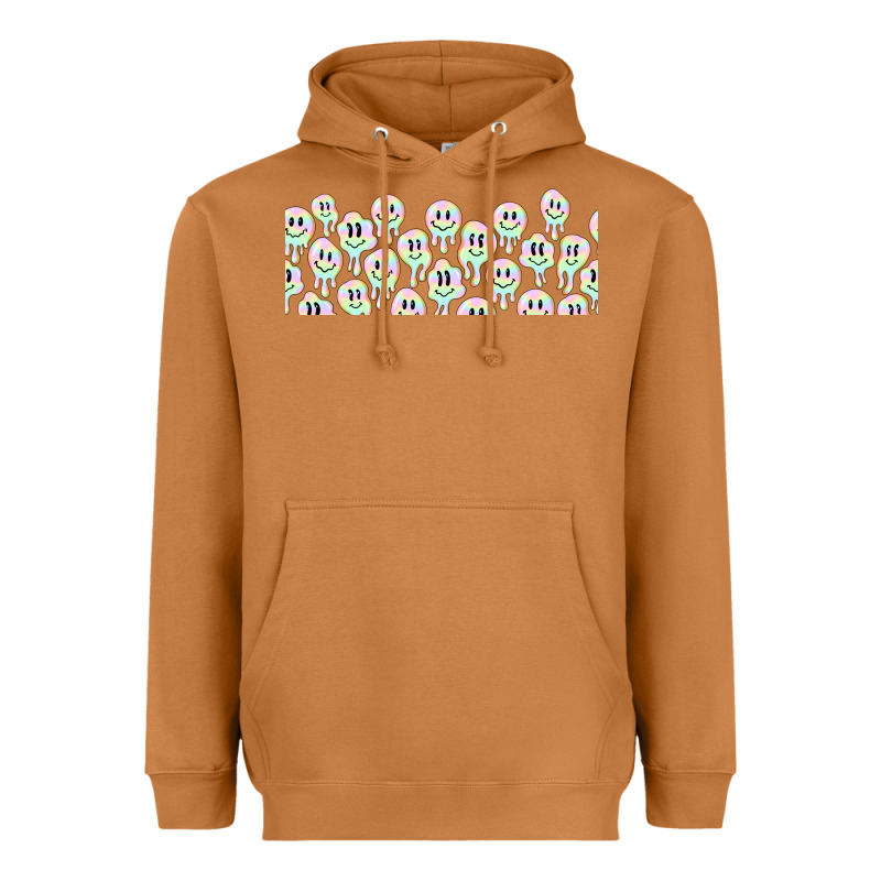 Retro Smiley Faces Heavyweight Hoodie by TumblerDesignByShophia | Teevron