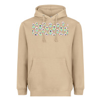 Mushroom retro smiley faces Heavyweight Hoodie - TumblerDesignByShophia