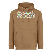 Toasted Coconut retro smiley faces Heavyweight Hoodie - TumblerDesignByShophia