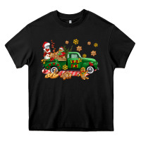 Black santa fuel   cookies truck Heavy Core Tee - AdoDesignShop