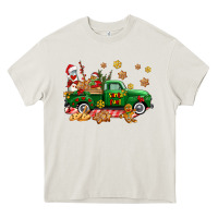 Cream santa fuel   cookies truck Heavy Core Tee - AdoDesignShop