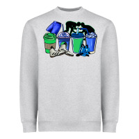Heather Grey wrestling coffee cups Heavyweight Sweatshirt - NancyCooperArtShop