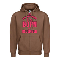 Chestnut LEGENDS ARE BORN İN DECEMBER Zipper Hoodie - Bettercallsaul