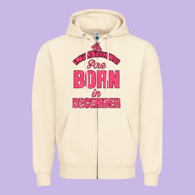 Legends Are Born İn December Zipper Hoodie Designed By Bettercallsaul